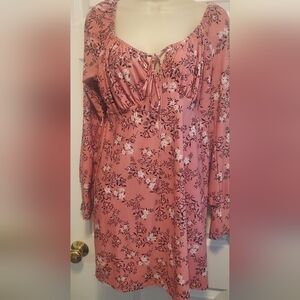 Lily Rose Pink Floral Dress